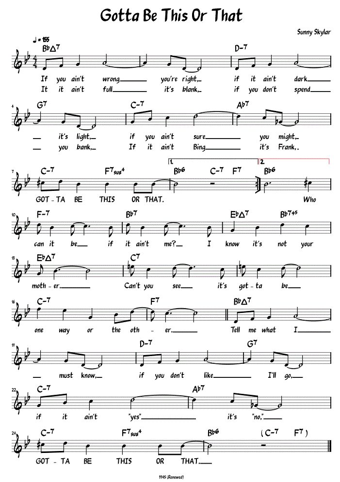 Sheet Music